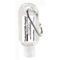 Hand Sanitizer Gel 1.9 Oz. Carabiner Bottle w/ Carabiner